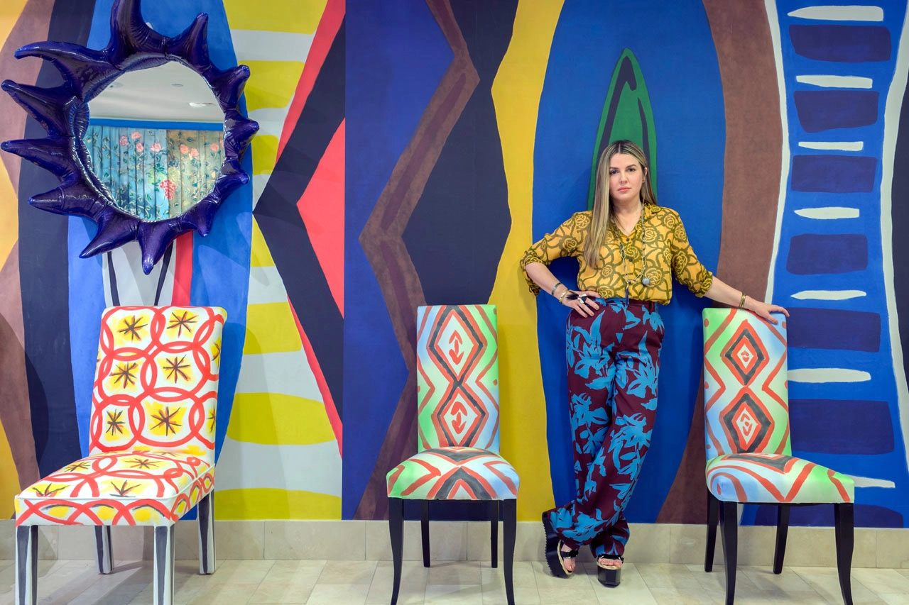 Kelly Behun colored room