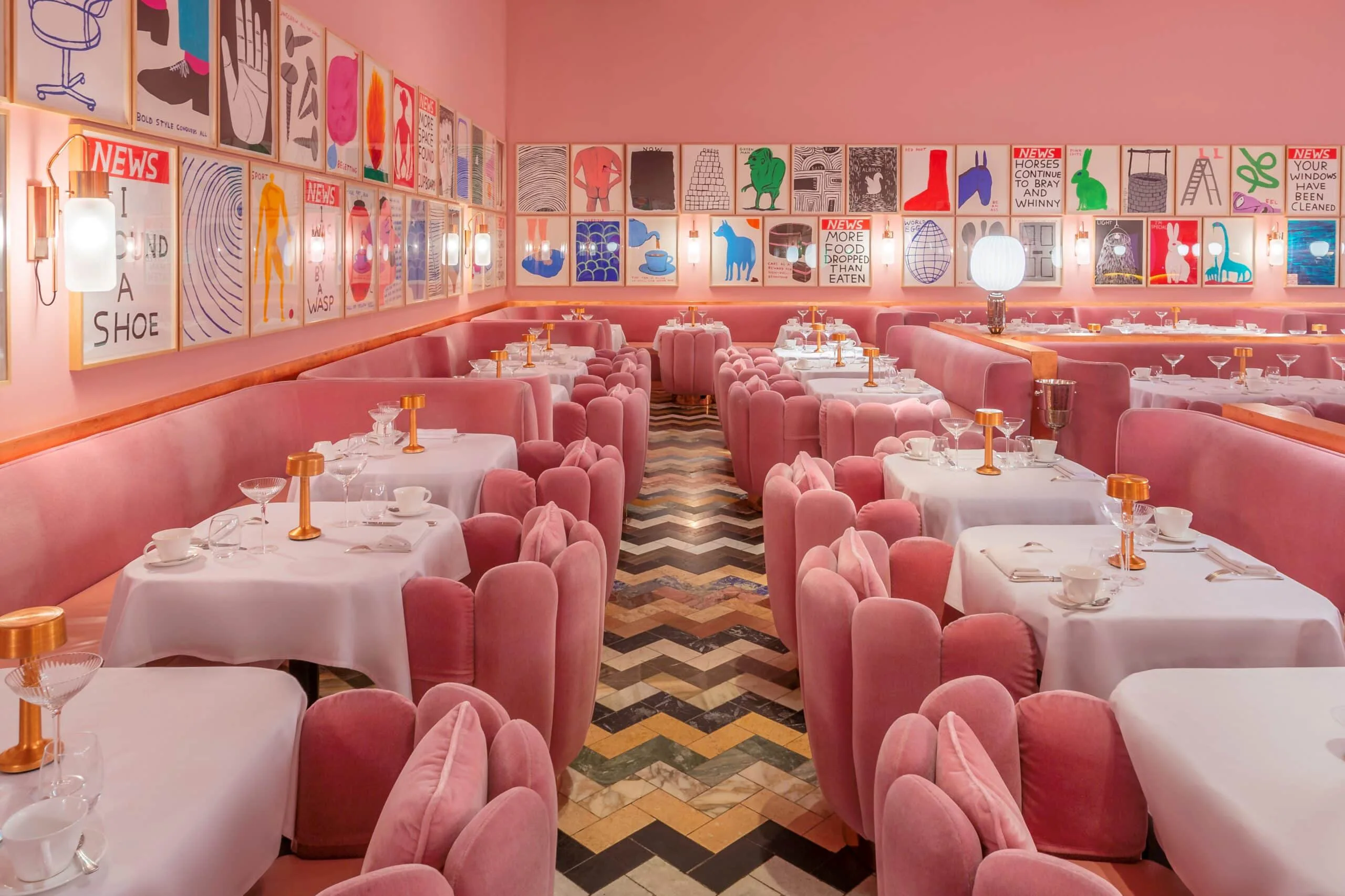 India Mahdavi's pink room
