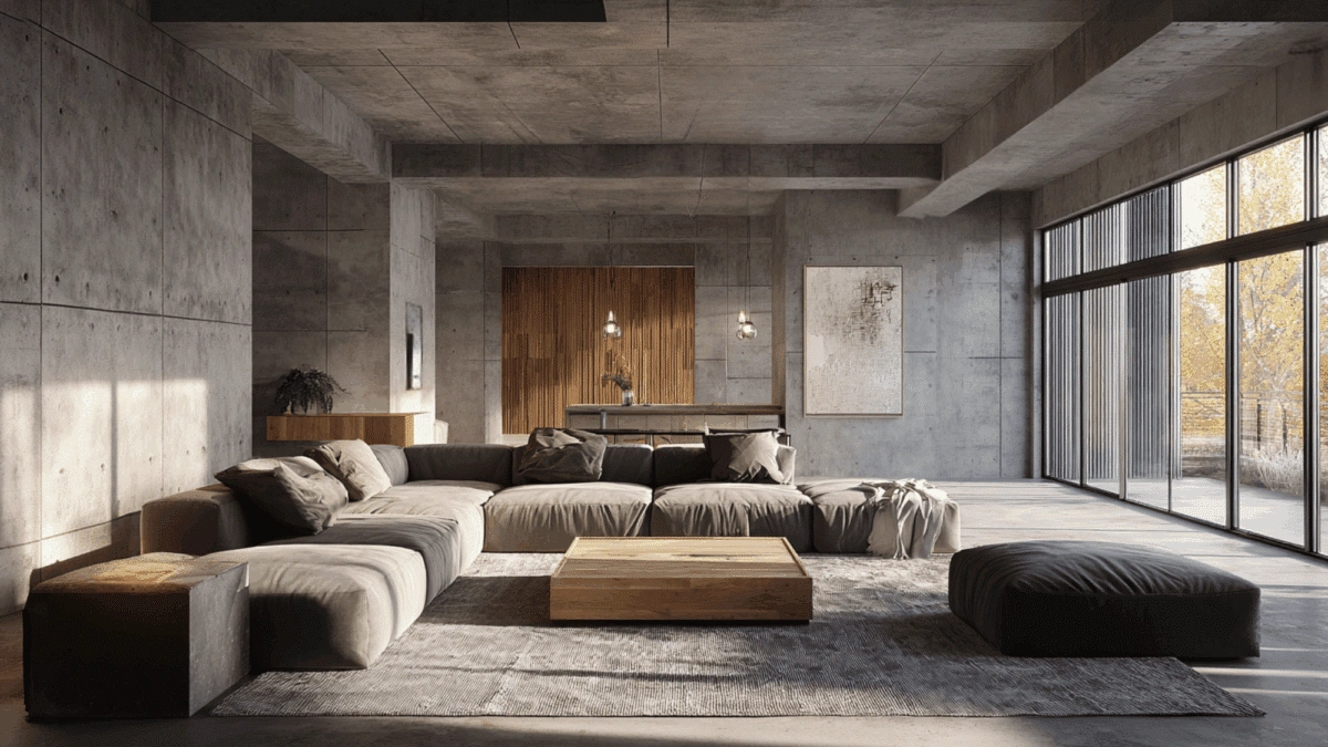 Brutalist Interior Design: The Trend Built on Concrete and Craft - The ...