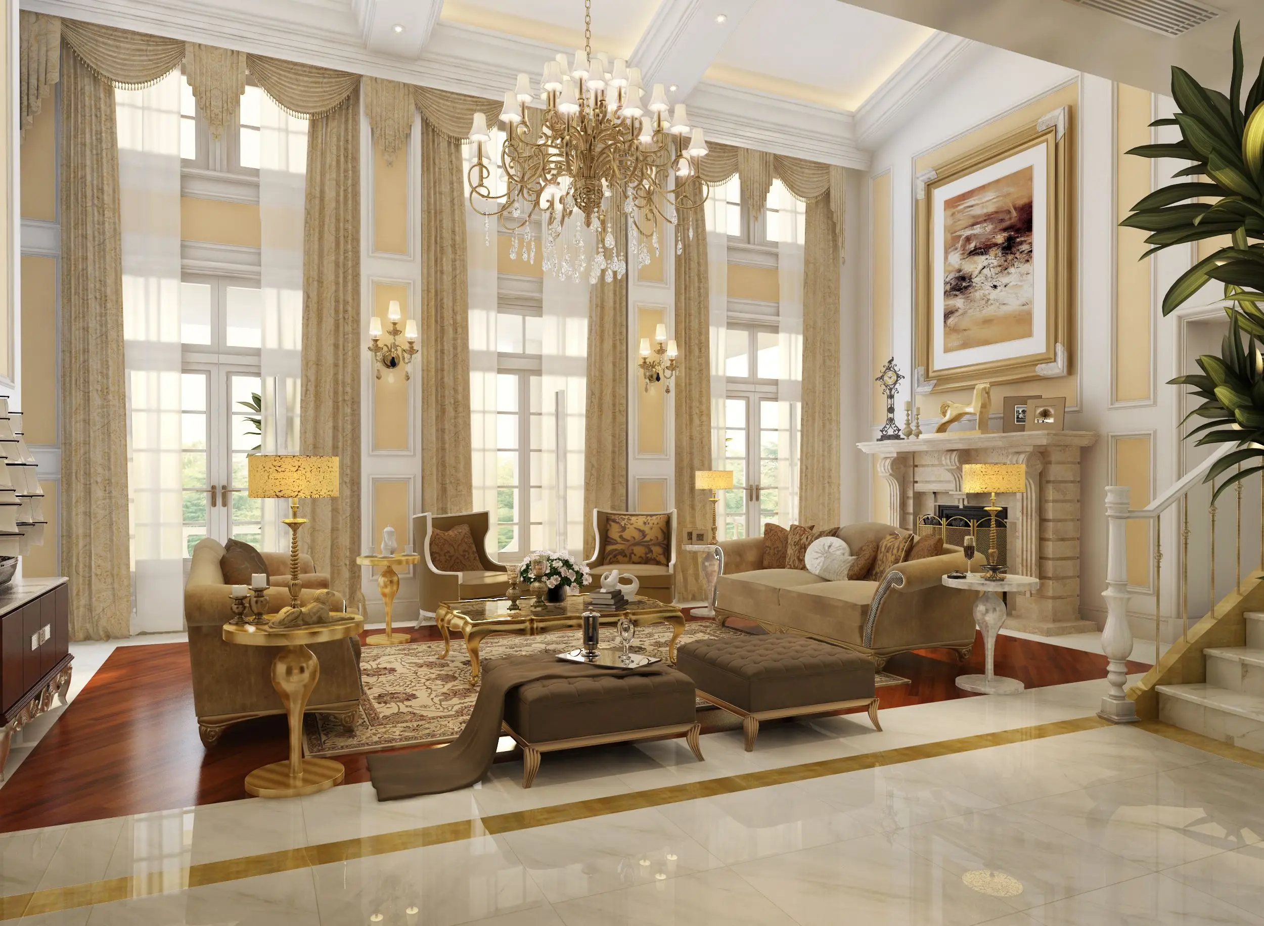 Gallery-Style Interiors in Luxury Homes