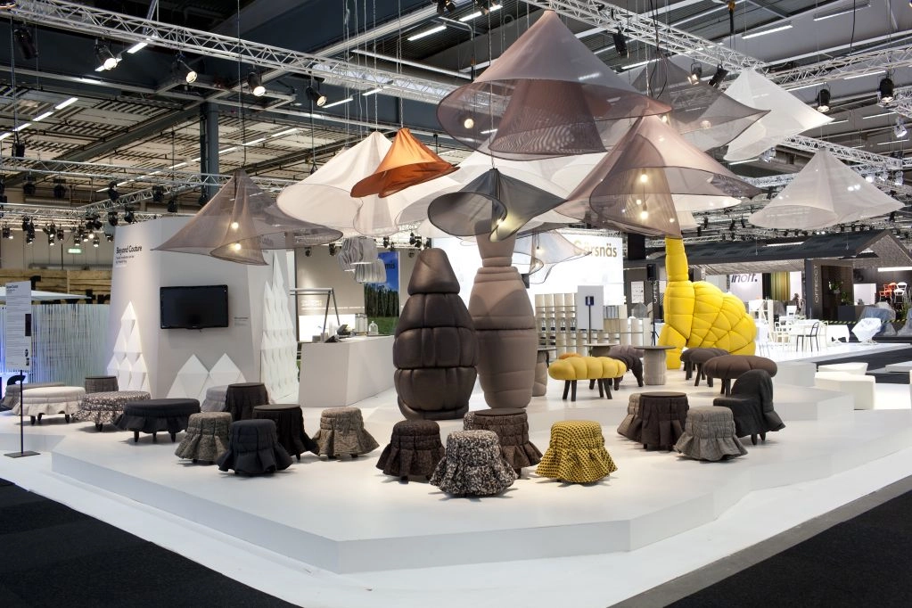 Display of furniture in Stockholm Furniture & Light Fair