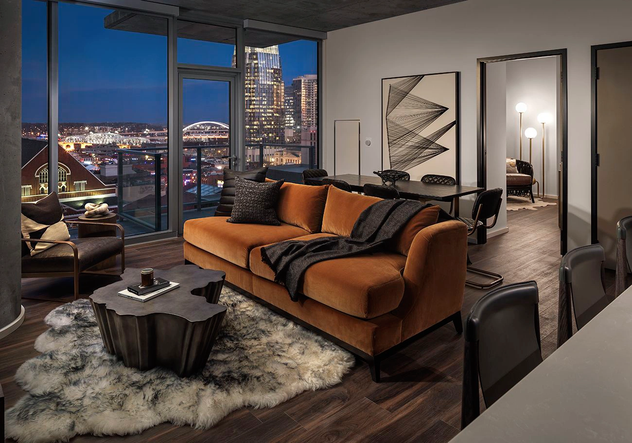 A apartment room interior design by famous design studio.