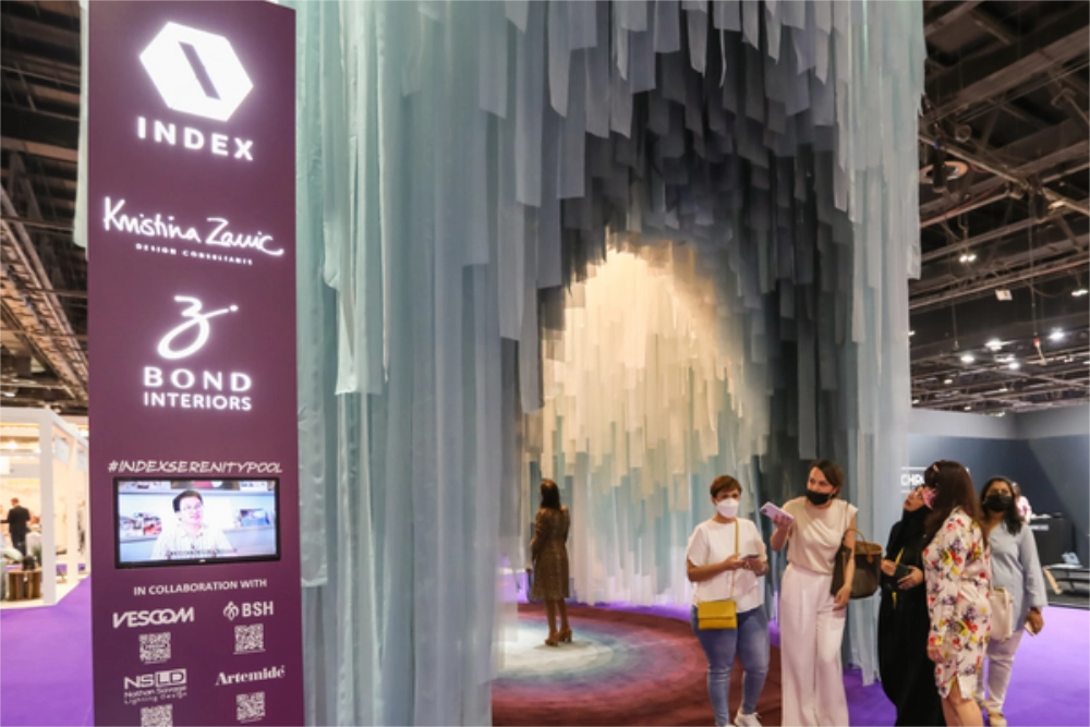 INDEX Saudi Arabia interior design exhibition showcasing immersive installations and international design brands in Riyadh